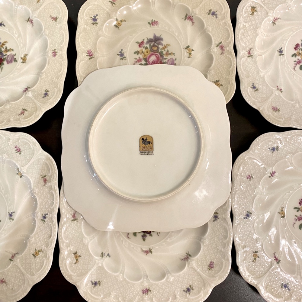 Set of 11 Black Night Hohenberg Bavaria Plates